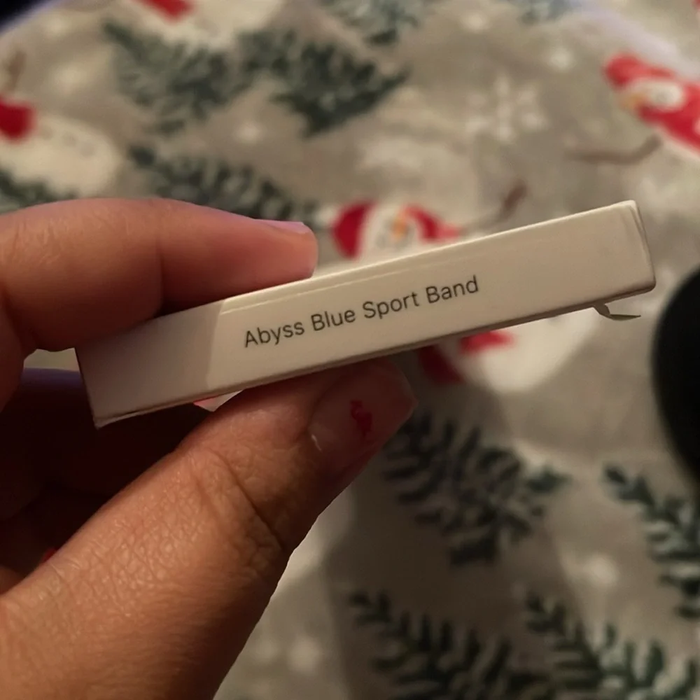 Apple Watch Abyss Blue Sports band